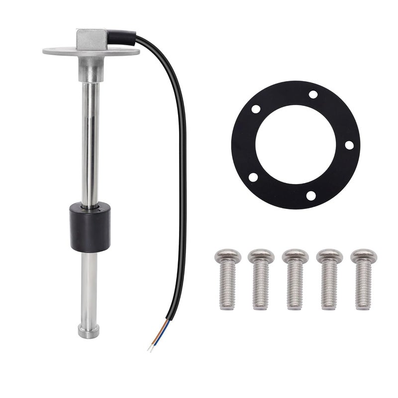 OXCANO 240-33 ohms 9"(225mm) Fuel Sending Unit Marine Boat Gas Tank Sender Fuel Gauge Sending Unit Sensor for Truck Car Fuel Water Level Gauge Sensor Stainless Steel Fuel Gas Tank Sender - Image 1